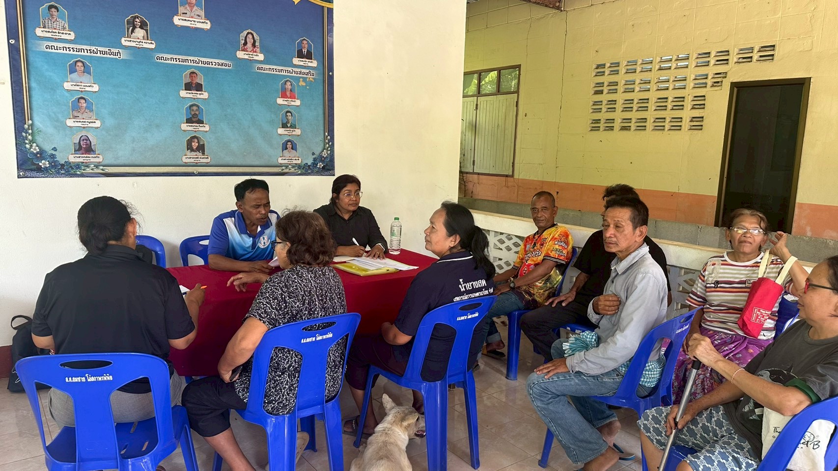 สพอ. นาโยง  จังหวัดตรัง  ติดตามการดำเนินงานพัฒนาชุมชนบ้านคลองลำปริง