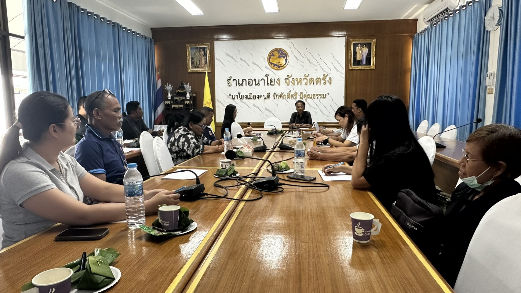 สพอ.นาโยง จังหวัดตรัง ดำเนินการโครงการประชุมเชิงปฏิบัติการส่งเสริมการบูรณาการกลไกการขับเคลื่อนการขจัดความยากจน