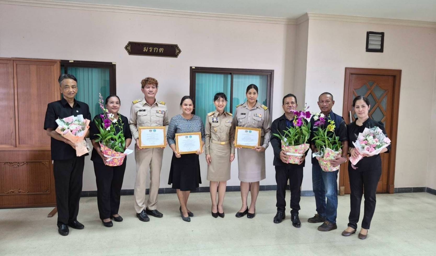 สพอ.นาโยง จังหวัดตรัง ร่วมแสดงความยินดีกับผู้ได้รับรางวัลกิจกรรมพัฒนาชุมชนดีเด่น ระดับจังหวัดตรัง ประจำปี 2569