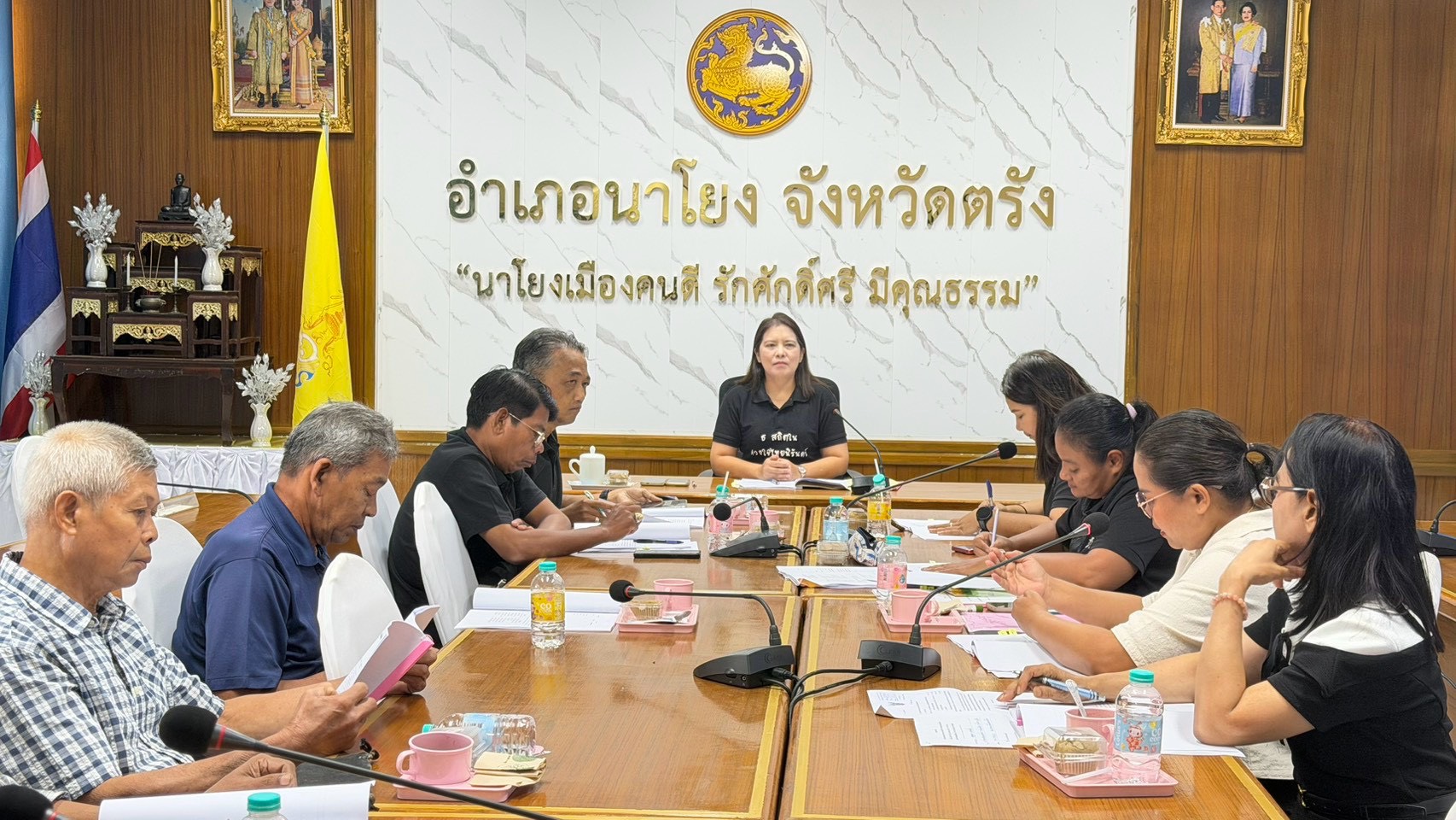 พช.นาโยง ร่วมประชุมคณะอนุกรรมการส่งเสริมวิสาหกิจชุมชนอำเภอ
